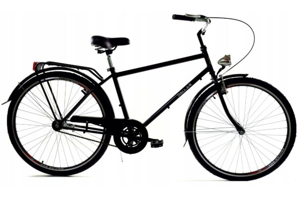 Herrecykel Davi Men 28”, 165-190 cm, 1 gear, Sort