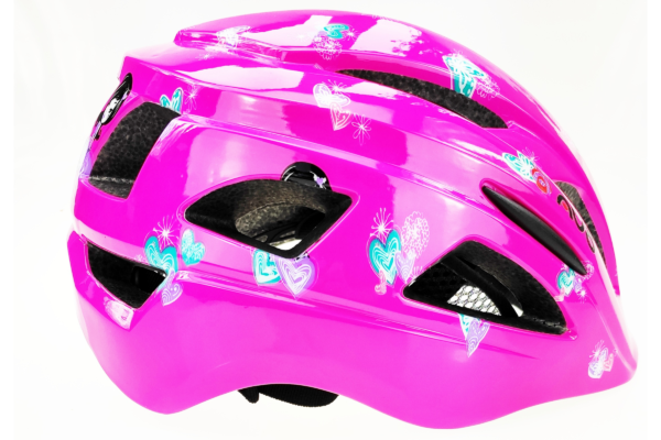 Børnecykelhjelm AVO 32, 46-52cm, Lyserød