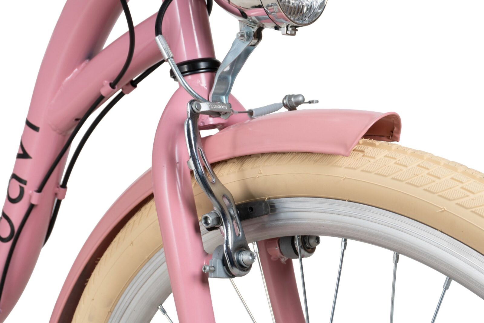pigecykel davi amelia 24", 130 165 cm, 7 gear, lyserød/creme