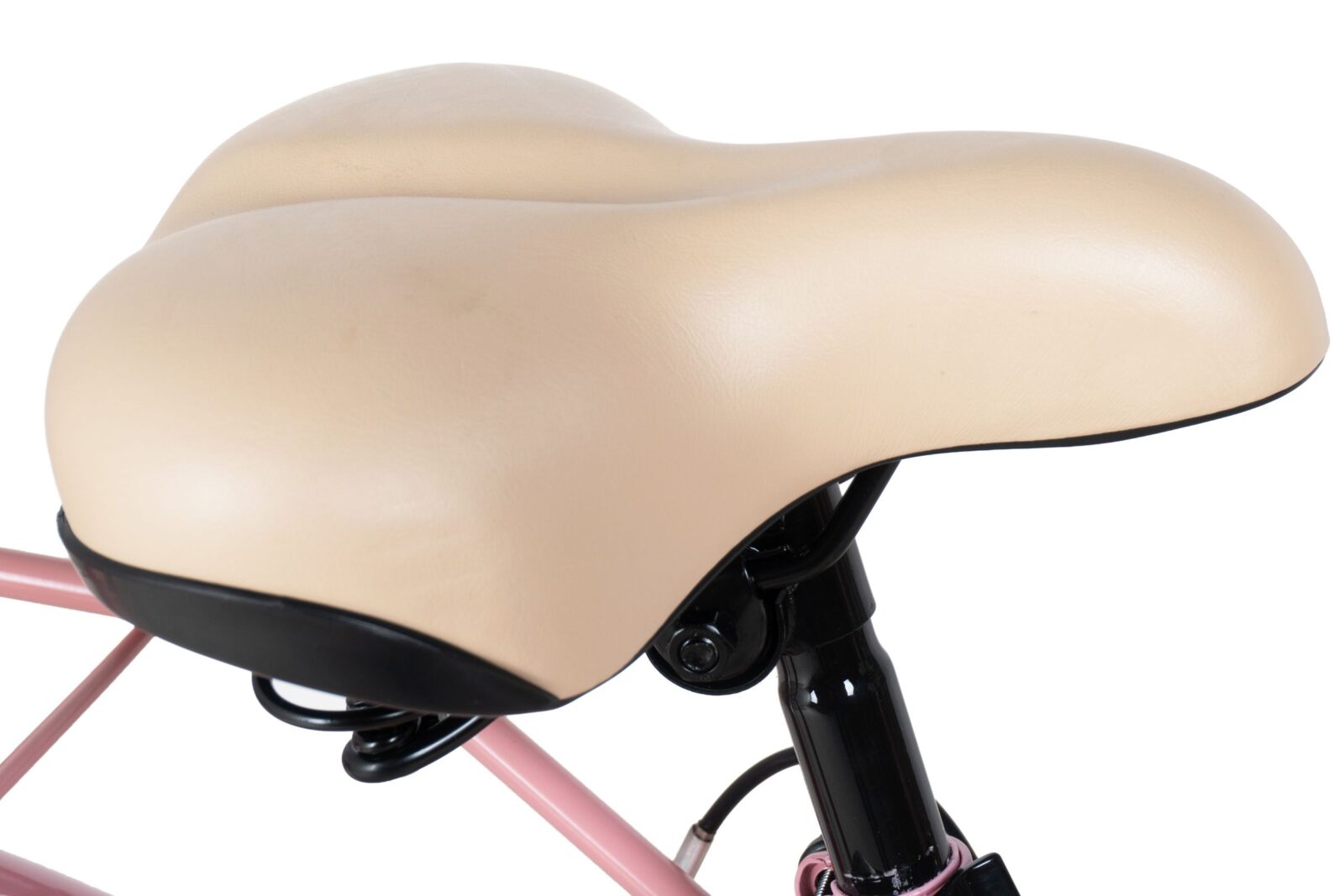 damecykel davi emma 7 gear, 26", 155 180 cm, lyserød/creme