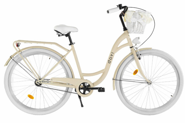 Damecykel Davi Lila 1 gear, 28", 160-185 cm, Kaffe/Hvid