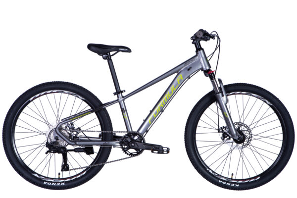 Børnecykel Zephyr 24" Aluminium, 120-150 cm, 8 gear, Grå