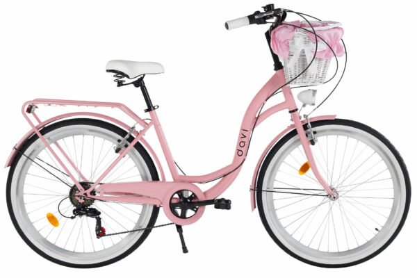 Citybikes Davi Emma 7 gear, 26", 155-180 cm, Lyserød