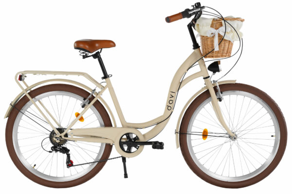 Citybikes Davi Emma 7 gear, 26", 155-180 cm, Kaffe