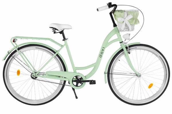 Damecykel Davi Lila 1 gear, 28", 160-185 cm, Grøn