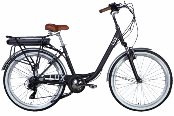 Elcykel E-Lux 26", 155-170cm, 7 gear, 50 km, Sort