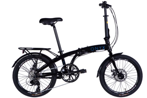 Foldecykel Onyx 20", Aluminium, 130-180 cm, 8 gear, Sort