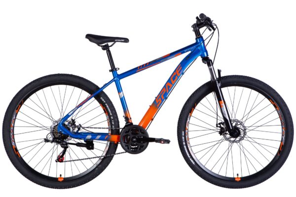 MTB cykel Mercury Aluminium 29", 175-195 cm, 21 gear, Blå /Orange