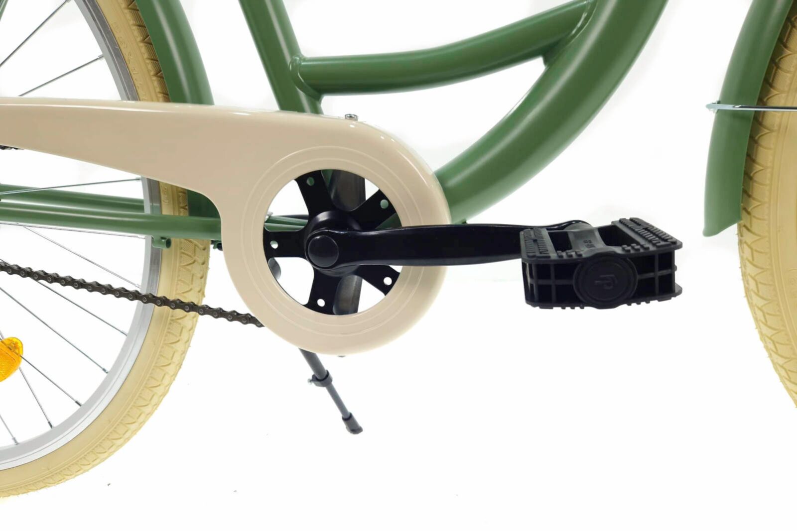 damecykel davi lila 1 gear, 28", 160 185 cm, olivenfarvet