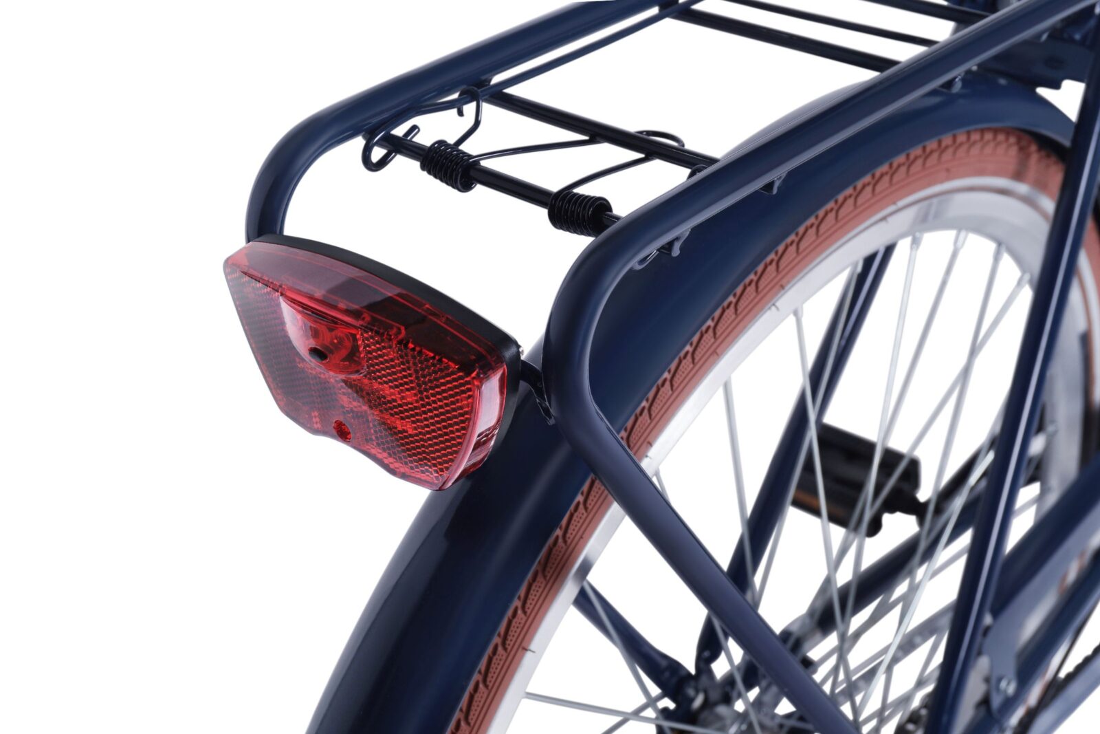 damecykel davi alma 1 gear, 28", 160 185 cm, marineblå/brun (copy)