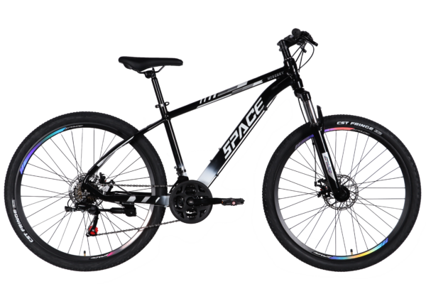 mountainbike mercury aluminium 27.5", 160 185 cm, 21 gear, sort