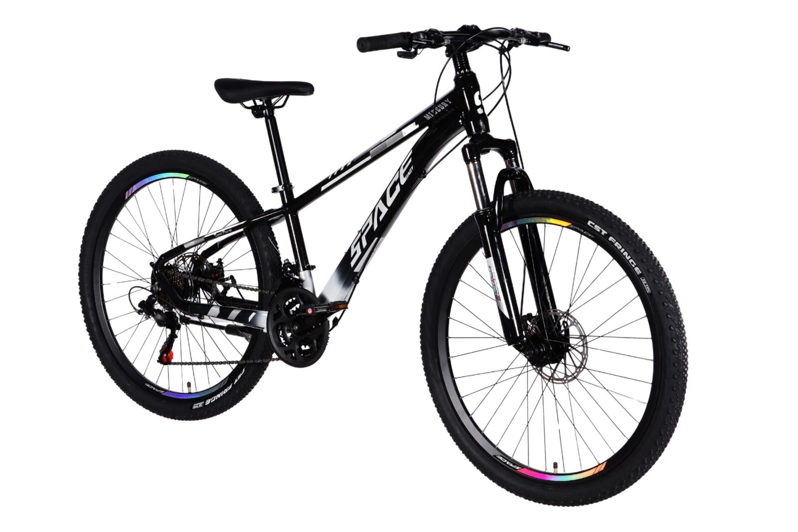 mtb cykel mercury aluminium 26", 145 170 cm, 21 gear, sort/rød (copy)