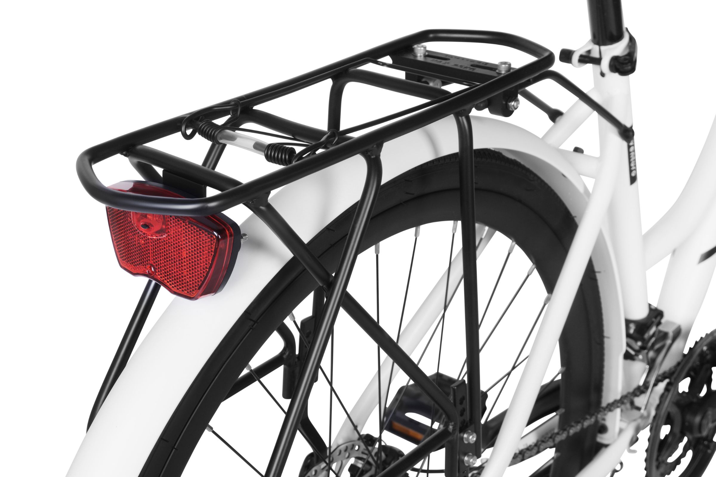 trekkingcykel davi adventuro 28", 160 185 cm, 21 gear, hvid