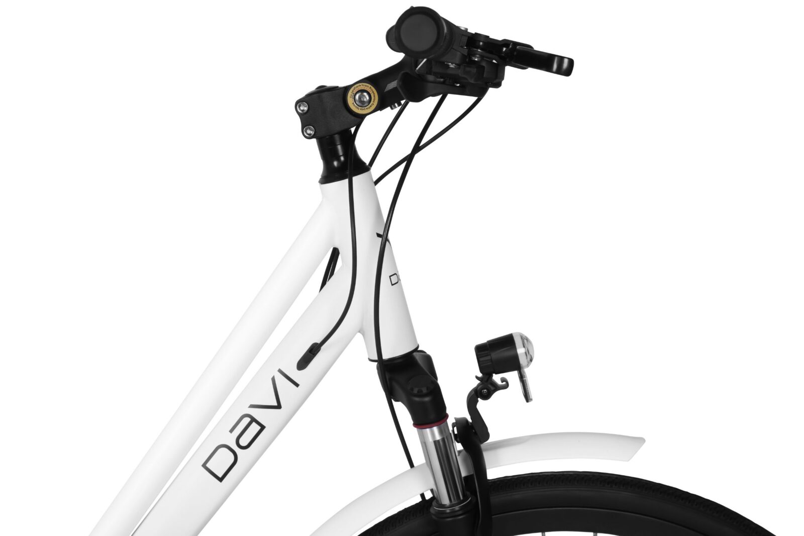 trekkingcykel davi adventuro 28", 160 185 cm, 21 gear, hvid