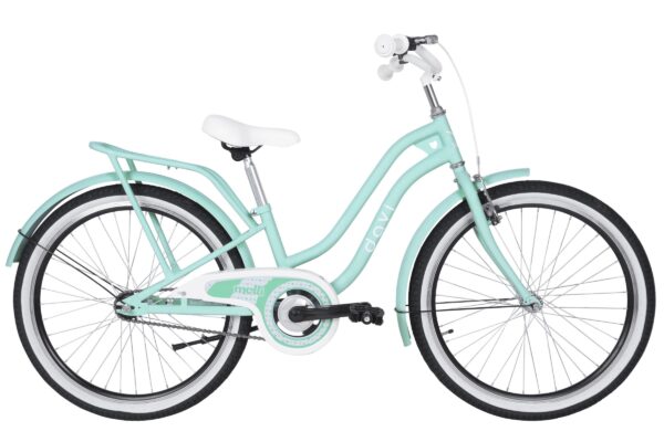 pigecykel davi molli, 24", 130 165 cm, 1 gear, grøn