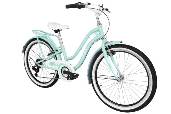 pigecykel davi molli, 24", 130 165 cm, 7 gear, grøn