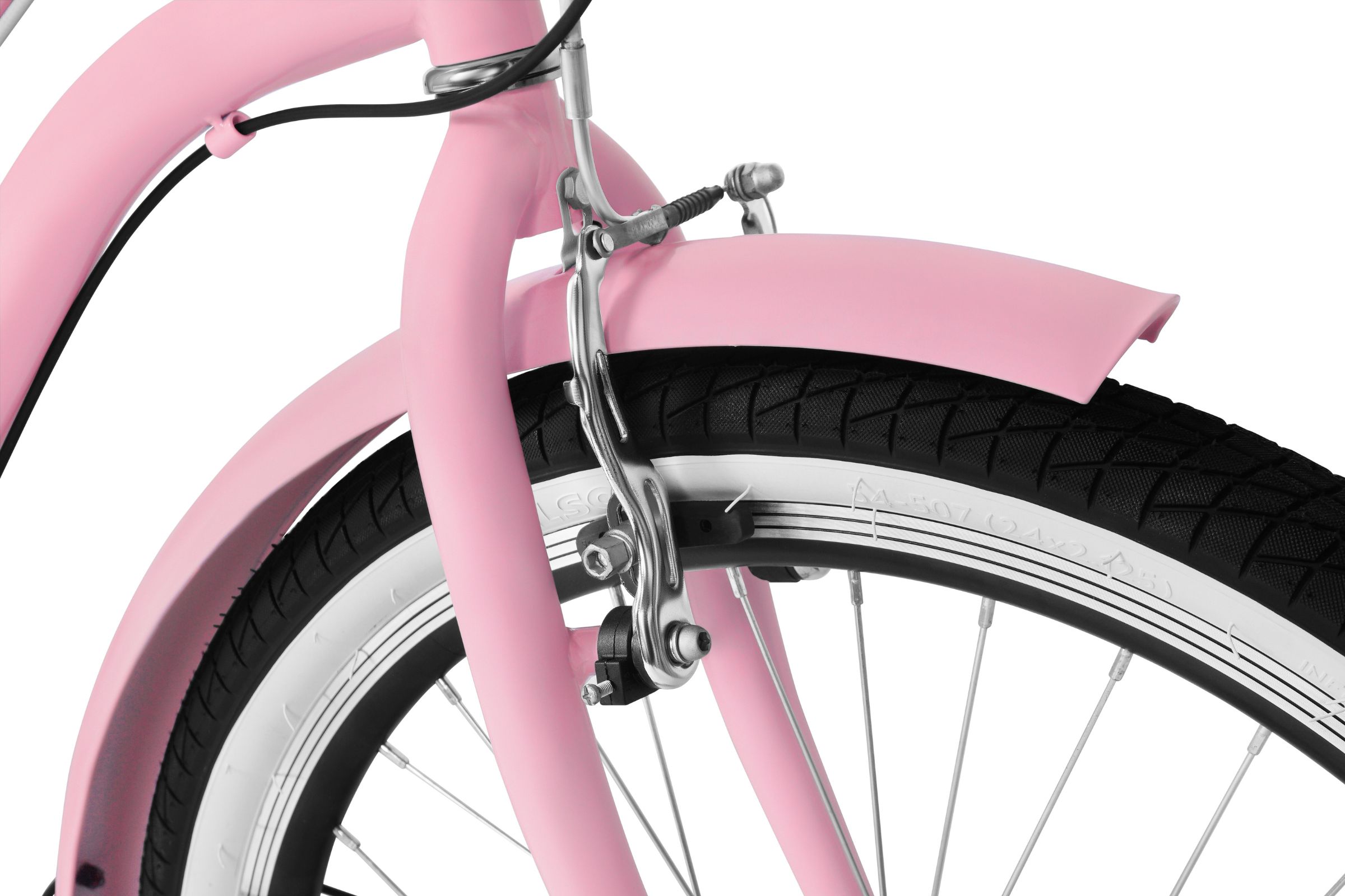 pigecykel davi molli, 24", 130 165 cm, 7 gear, lyserød