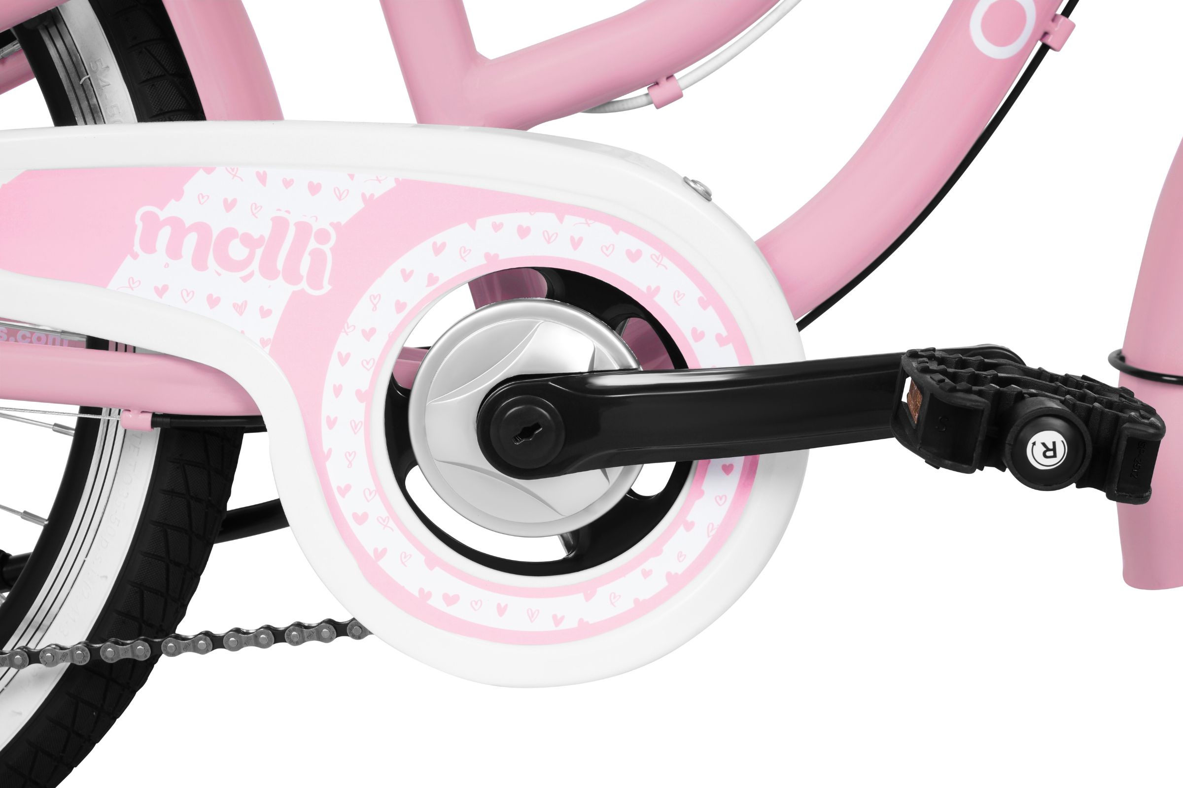 pigecykel davi molli, 24", 130 165 cm, 7 gear, lyserød