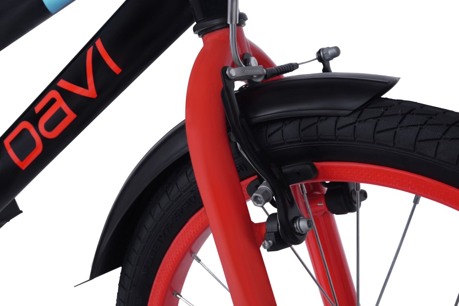 drengecykel davi zippy, 20", 110 130 cm, 1 gear, sort