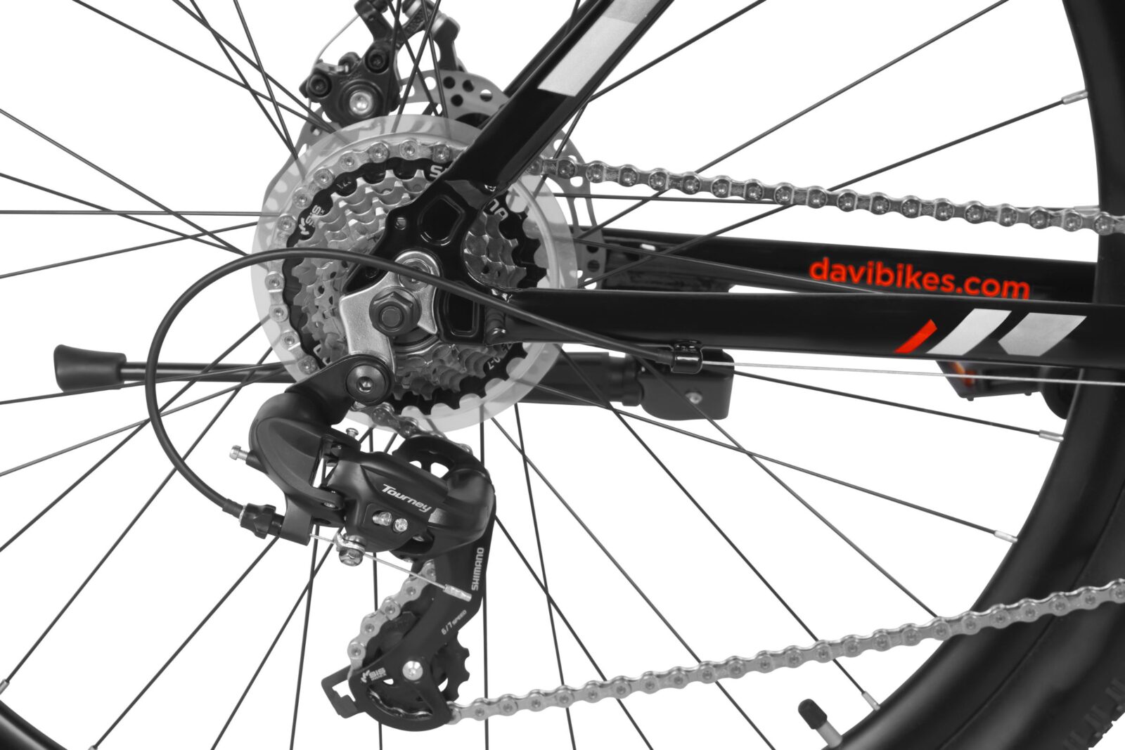 bicicleta mtb davi montaro aluminiu, 29", 170 195 cm, 21 viteze, negru/rosu (copy)