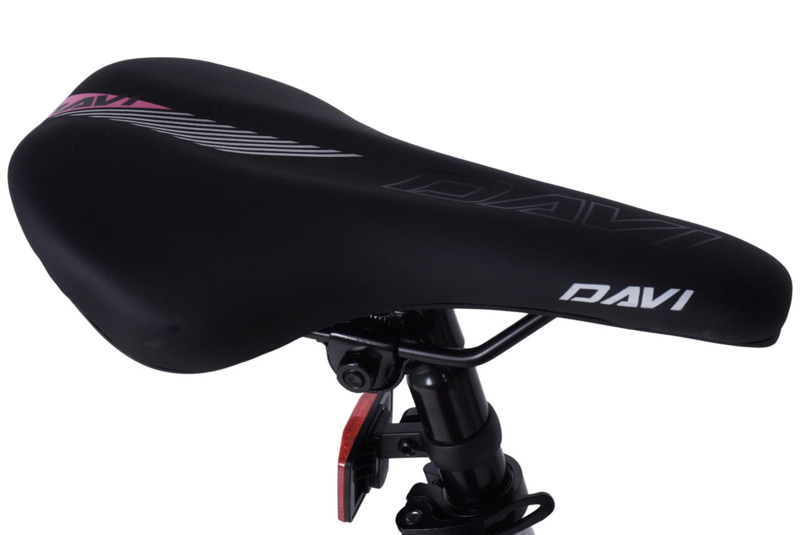 mountainbike davi bella aluminium, 27,5", 160 185 cm, 21 gear, hvid/lyserød/