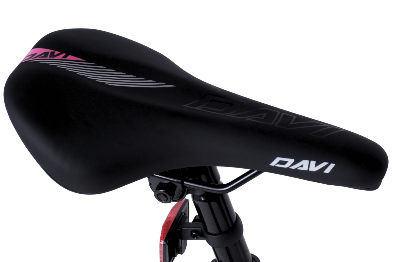 mountainbike davi bella aluminium, 27,5", 160 185 cm, 21 gear, lyserød/hvid