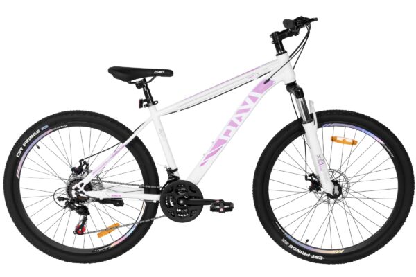 mountainbike davi bonita 27,5", 160 185 cm, 21 gear, lyserød/hvid (copy)