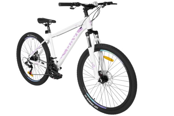 mountainbike davi bonita 27,5", 160 185 cm, 21 gear, lyserød/hvid (copy)