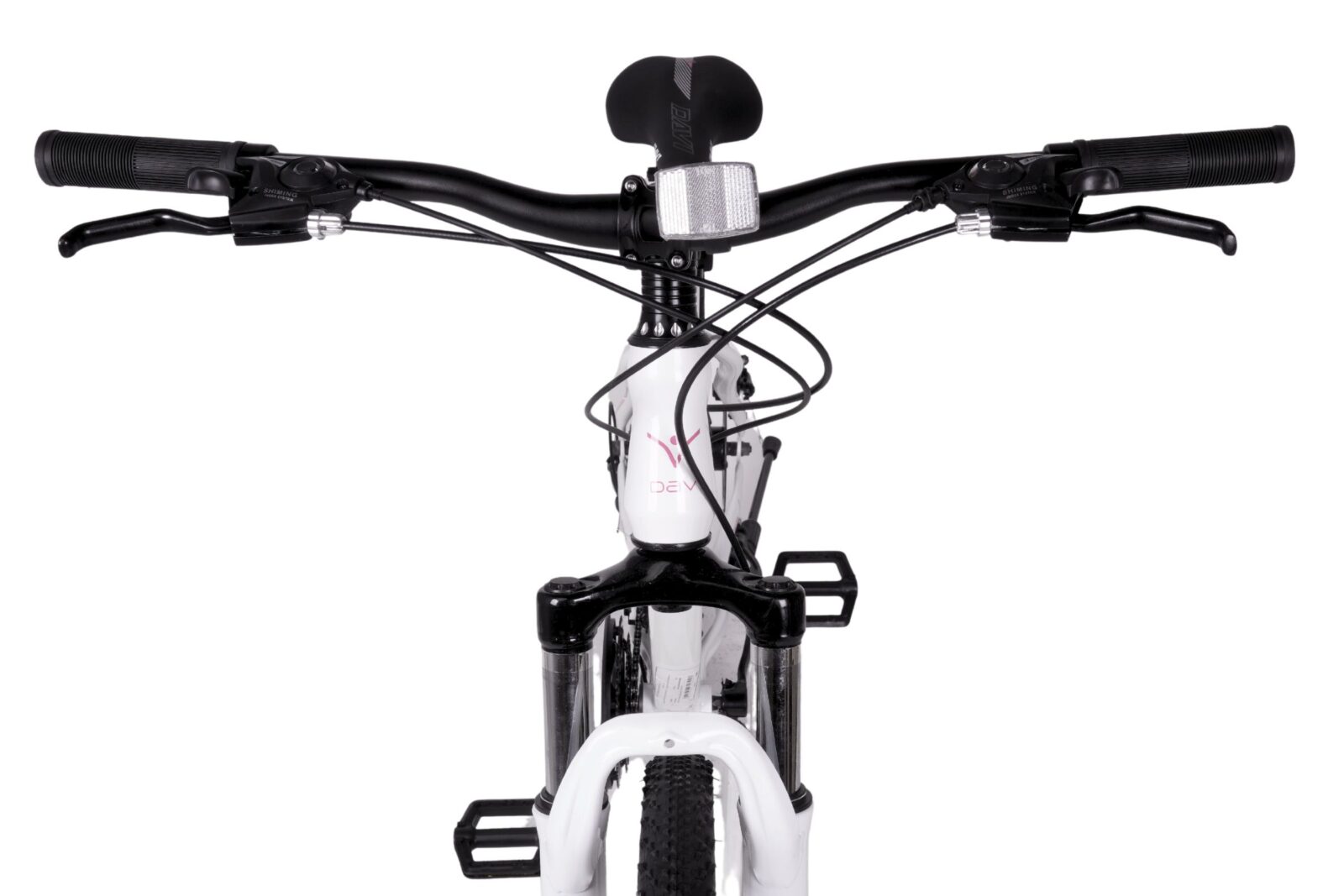 mountainbike davi bonita 27,5", 160 185 cm, 21 gear, lyserød/hvid (copy)