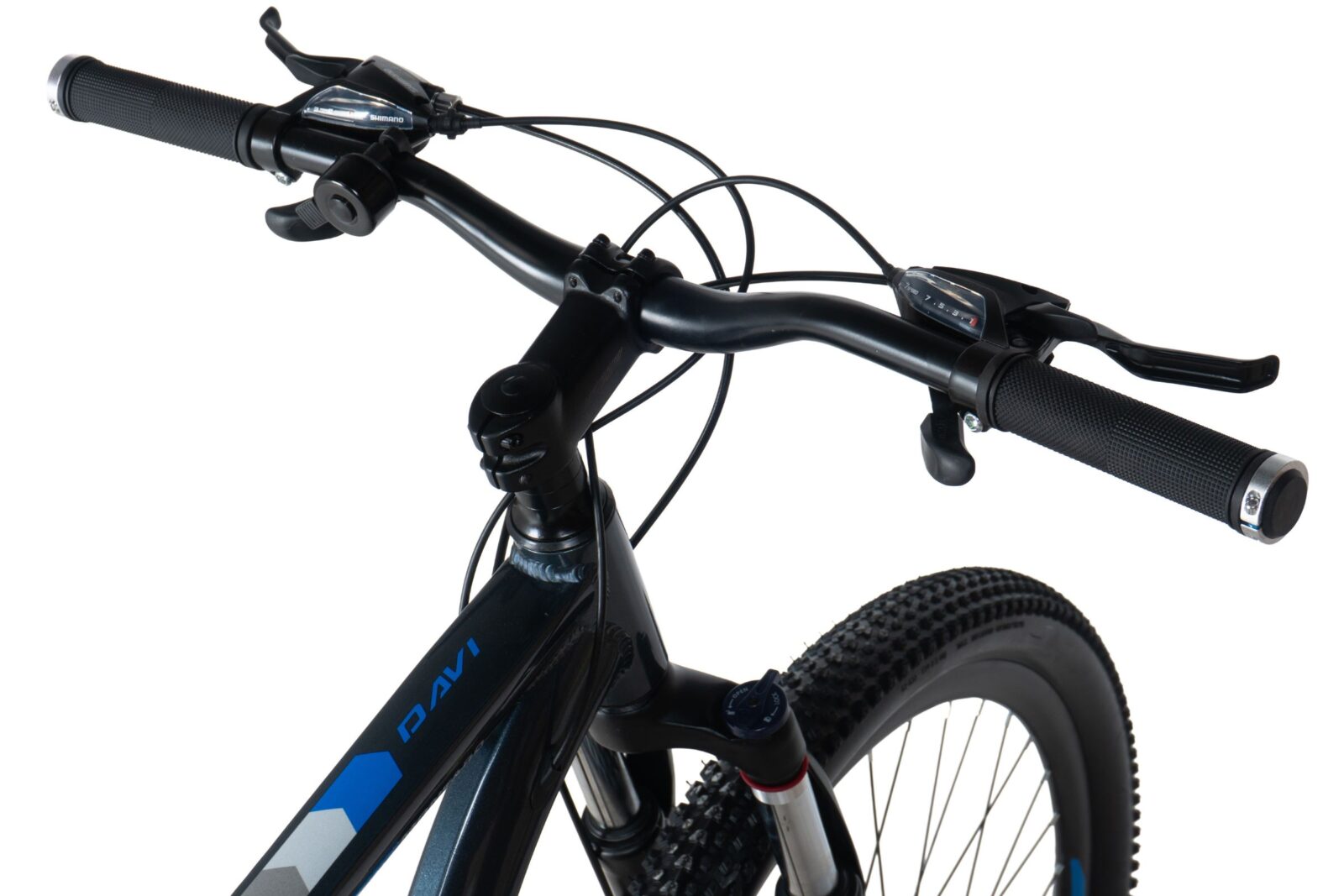 bicicleta mtb davi montaro aluminiu, 29", 170 195 cm, 21 viteze, gri/albastru