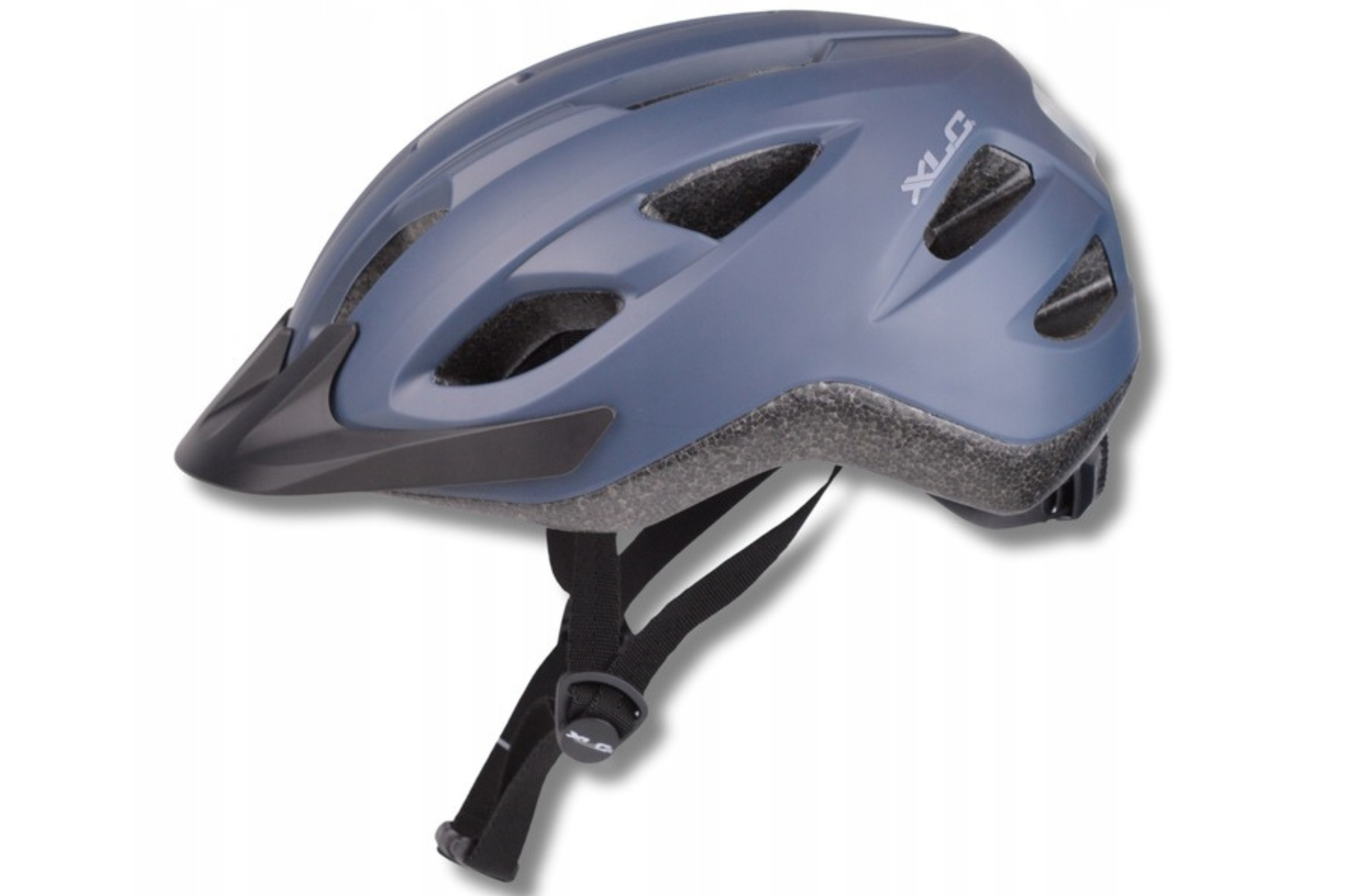 cykelhjelm bh c32, led belysning, 53 60 cm, marineblå