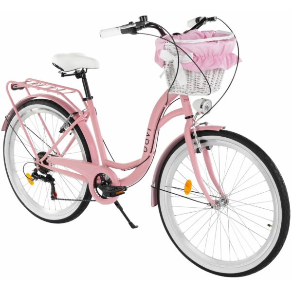 pigecykel davi amelia 24", 130 165 cm, 7 gear, lyserød