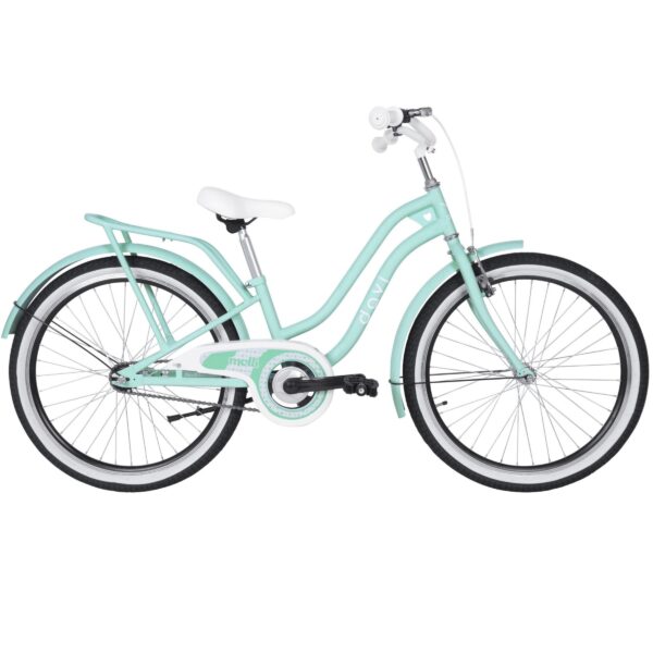 pigecykel davi molli, 24", 130 165 cm, 1 gear, grøn