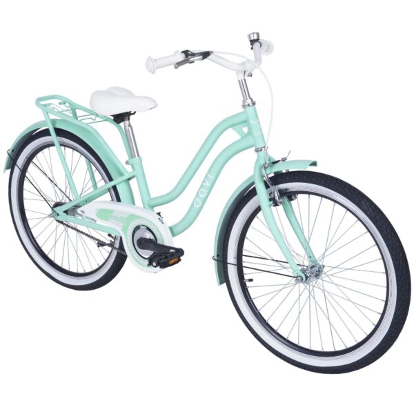 pigecykel davi molli, 24", 130 165 cm, 1 gear, grøn