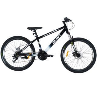 Mountainbike Davi Terrano 26", 145-170 cm, 21 gear, Sort/Hvid