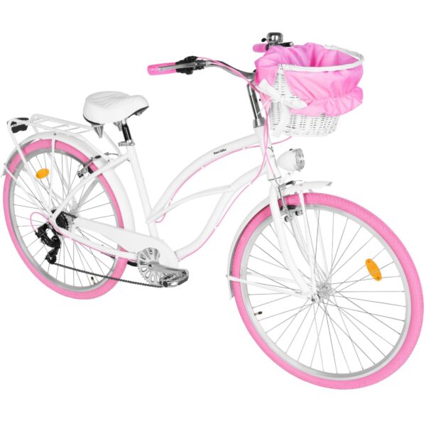 damecykel davi bianca cruiser aluminium, 28