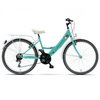 Pigecykel Kands Giulietta 24", 130-165 cm, 18 gear, Grøn