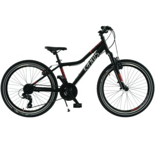 Cykel Kands Dragon 24'', 130–165 cm, Sort