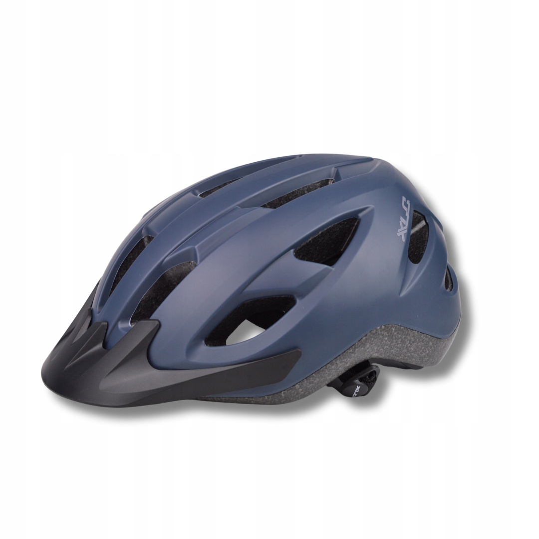 cykelhjelm bh c32, led belysning, 53 60 cm, marineblå