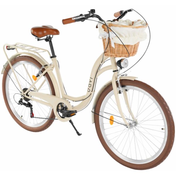 damecykel davi emma 7 gear, 26", 155 180 cm, kaffe