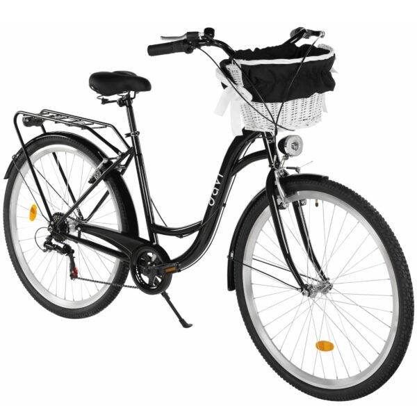 damecykel davi emma 7 gear, 28", 160 185 cm, sort