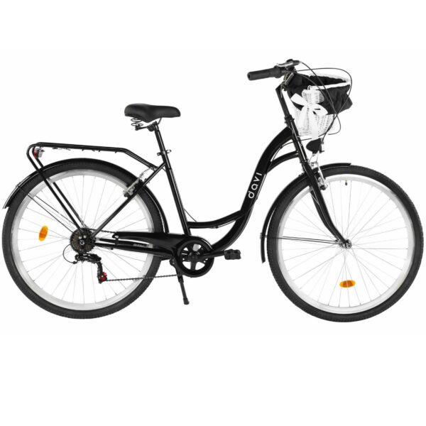 damecykel davi emma 7 gear, 28", 160 185 cm, sort