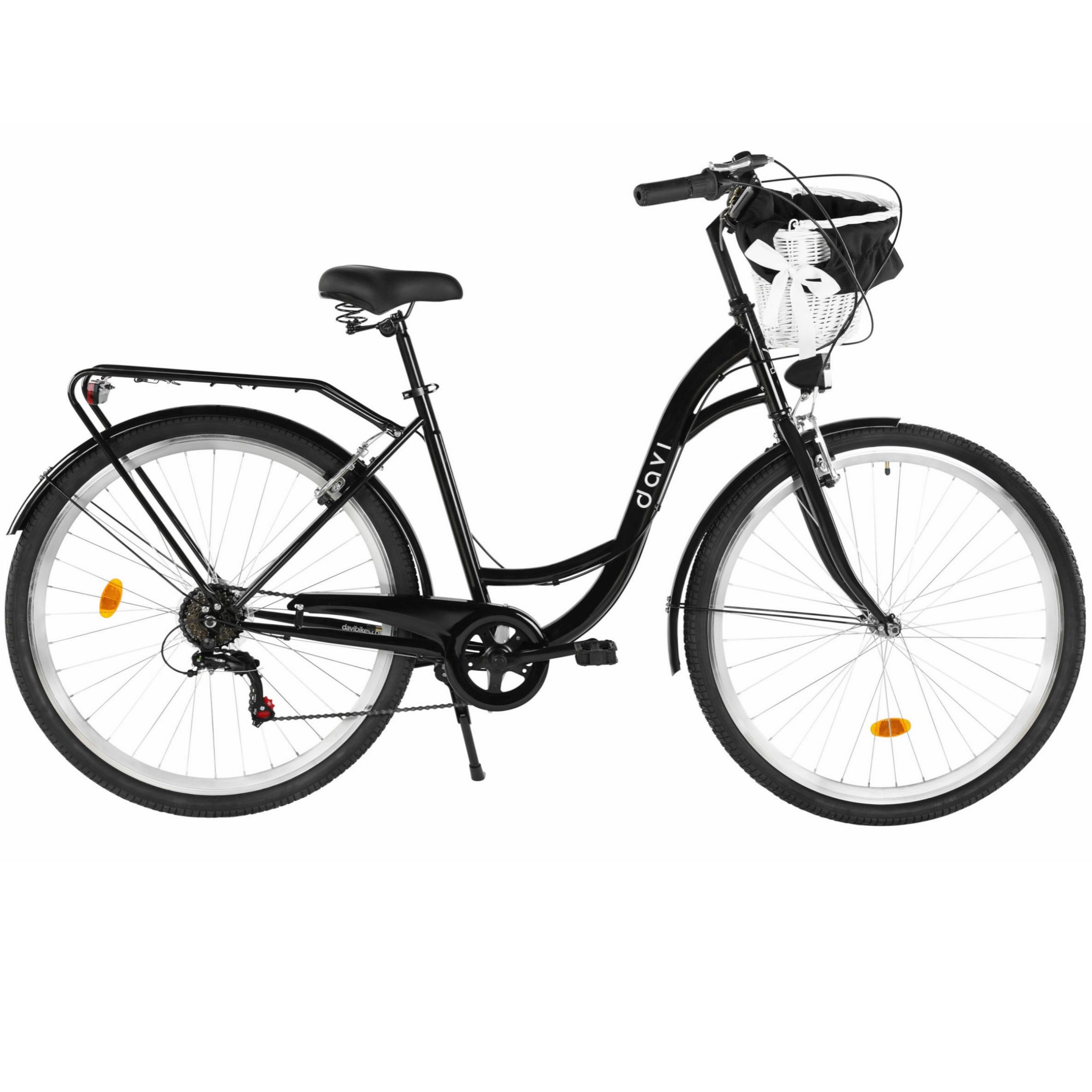 Damecykel Davi Emma 7 gear, 28", 160-185 cm, Sort