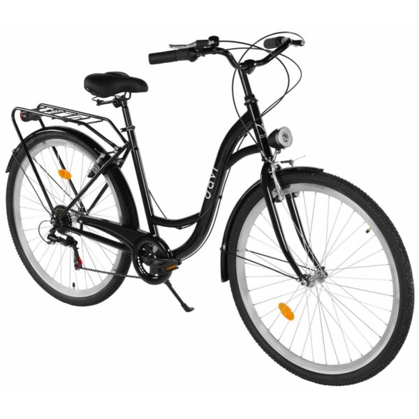herrecykel dallas men 28”, 165 190 cm, 7 gear, sort