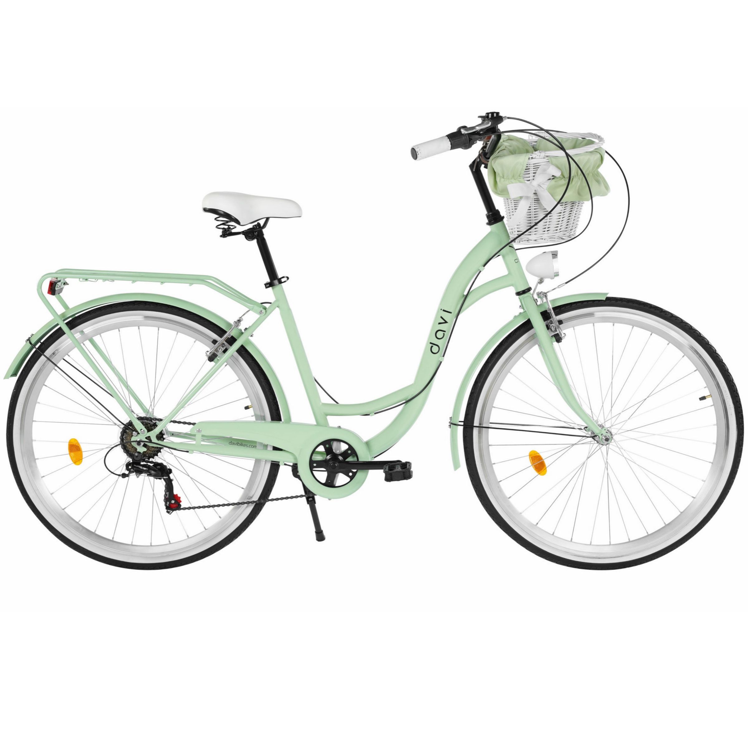 Damecykel Davi Emma 7 gear, 28", 160-185 cm, Grøn