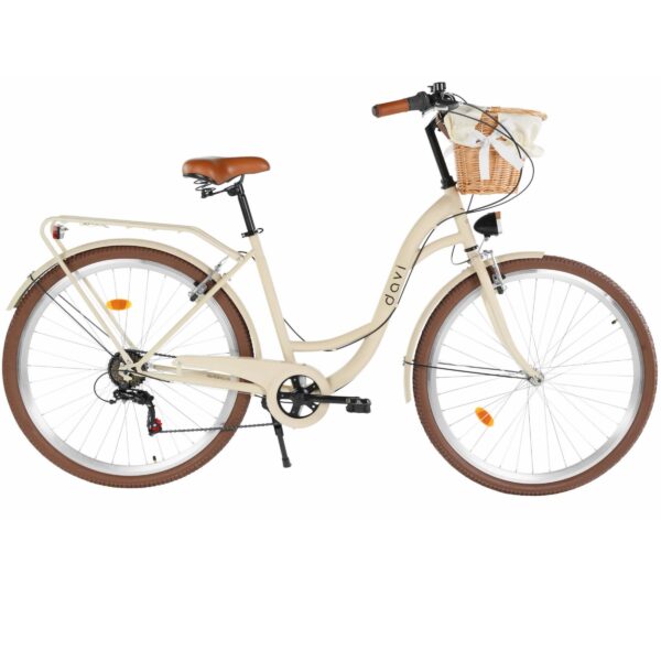 damecykel davi emma 7 gear, 28", 160 185 cm, kaffe