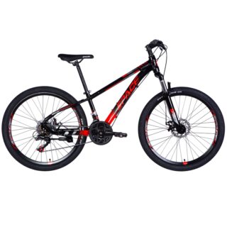 Mountainbike Mercury Aluminium 26", 145-170 cm, 21 gear, Sort/Rød