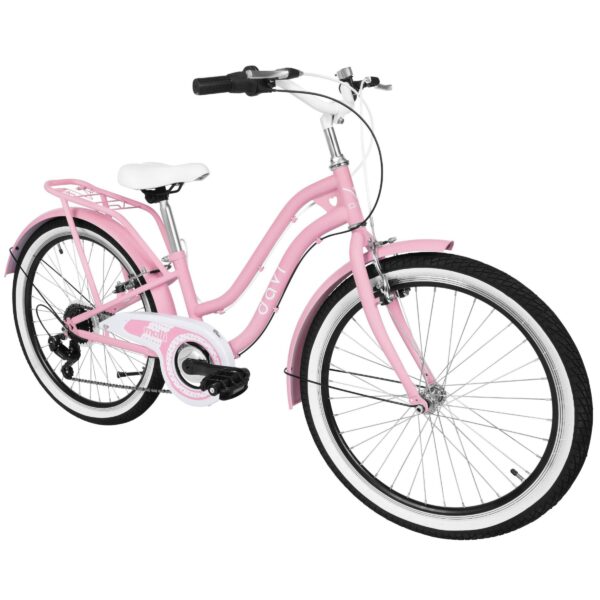 pigecykel davi molli, 24", 130 165 cm, 7 gear, lyserød